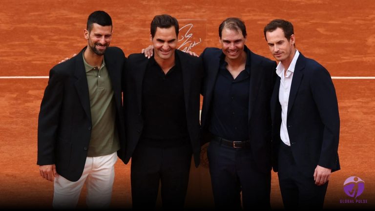 Historic reunion: big four gather for Nadal’s last Paris match 