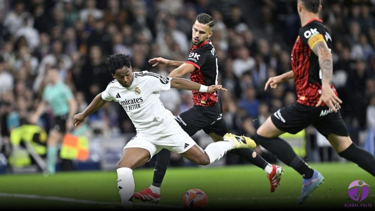 With a late win against Mallorca, Real Madrid postpones Barcelona's party.    