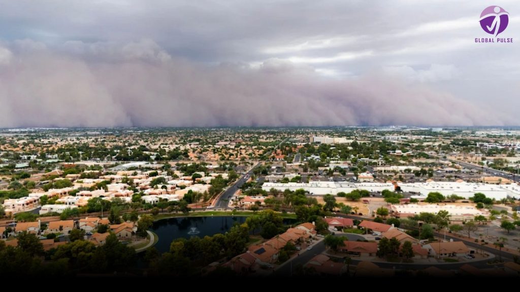 Haboob's dust wall damages Phoenix, delays flights, and knocks out power